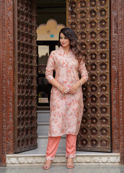 LOVE DUNE REYON STRAIGHT KURTA SET