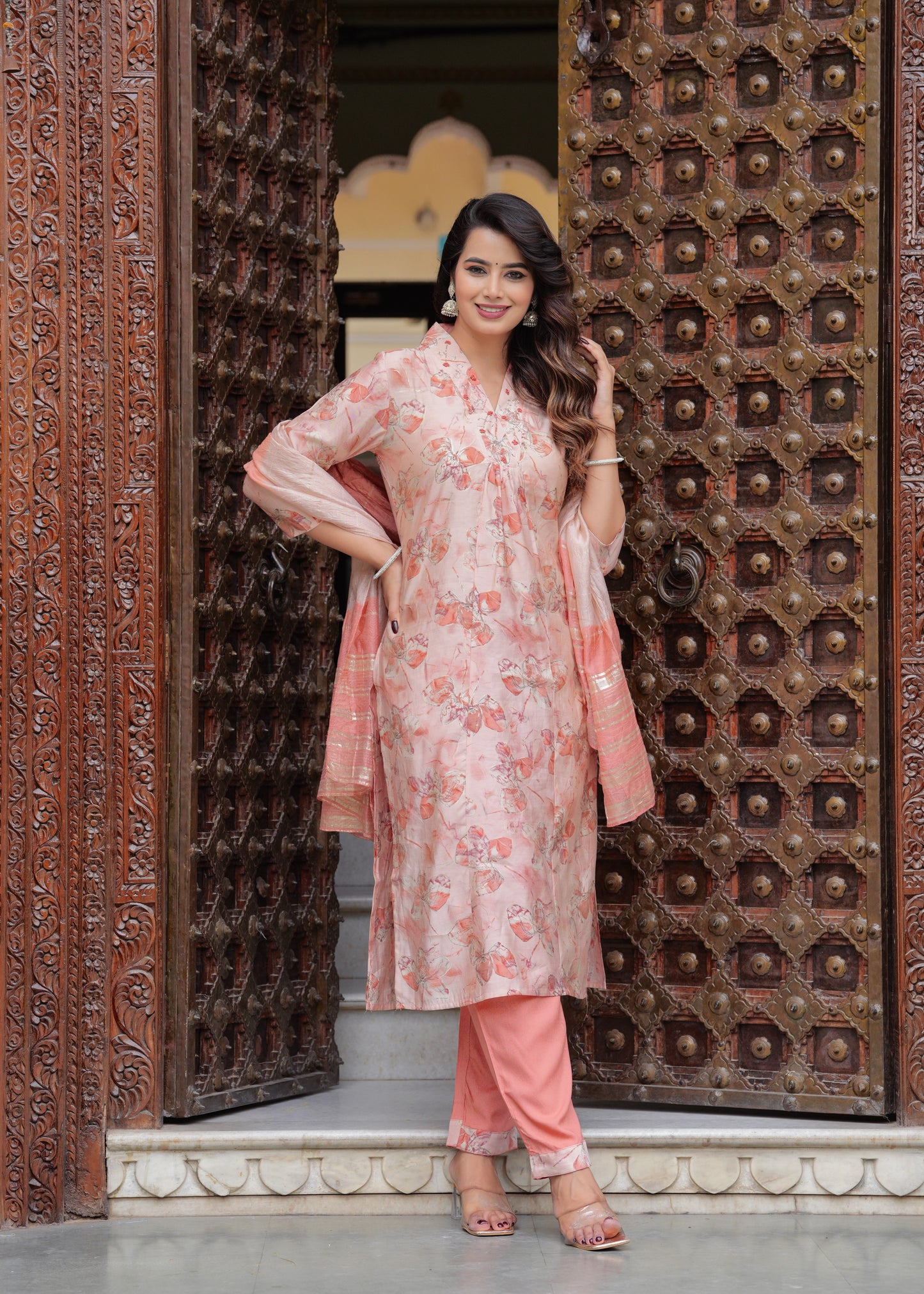 LOVE DUNE REYON STRAIGHT KURTA SET