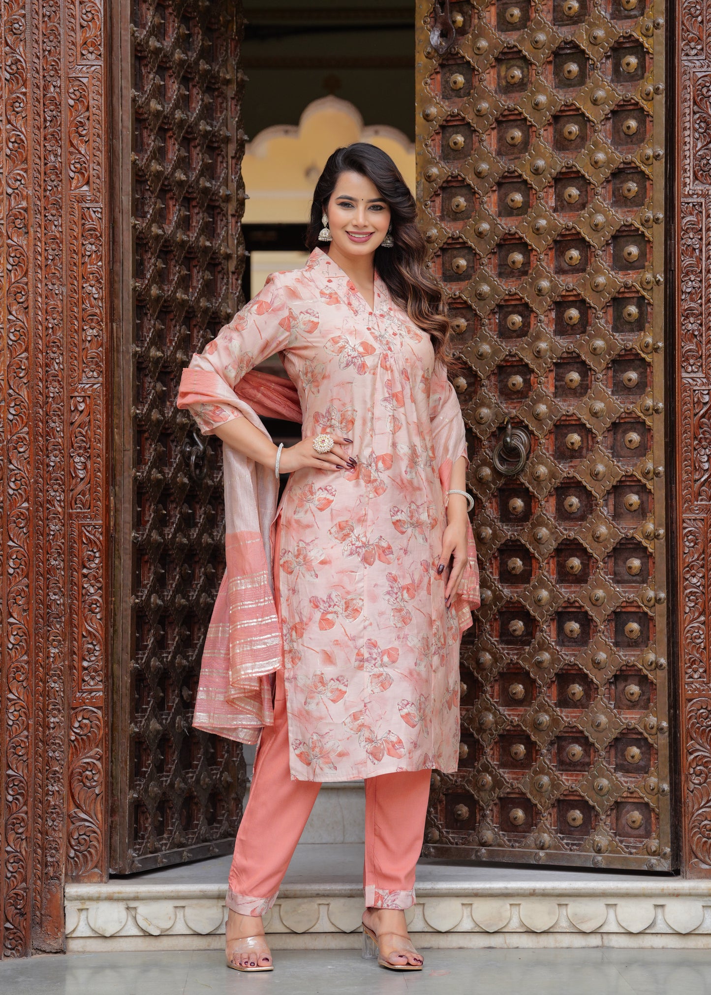 LOVE DUNE REYON STRAIGHT KURTA SET