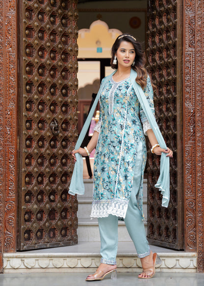 HARPER GREYISH PAKISTANI SUIT SET