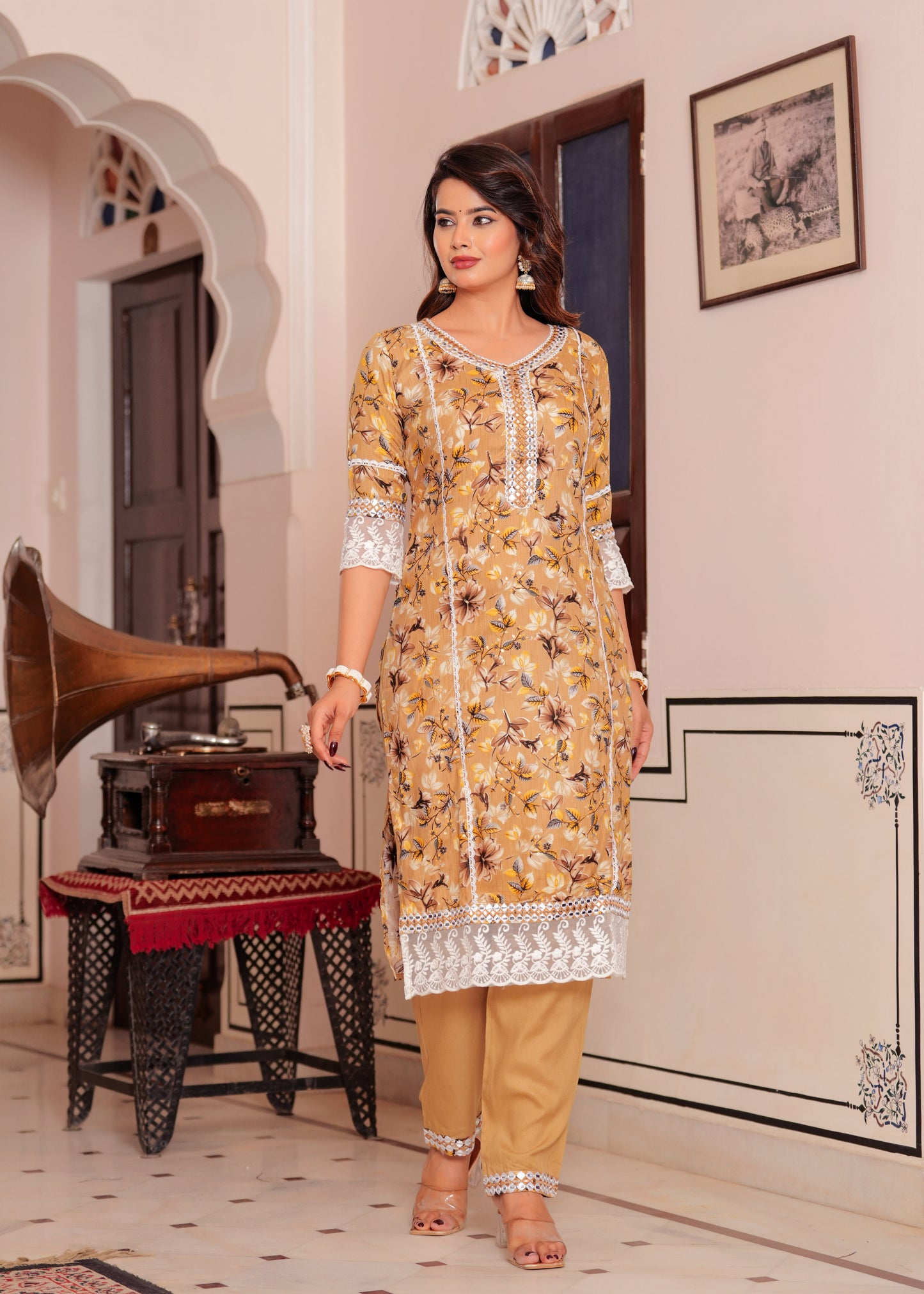 SAMEEKSHA MUSTARD SUIT SET