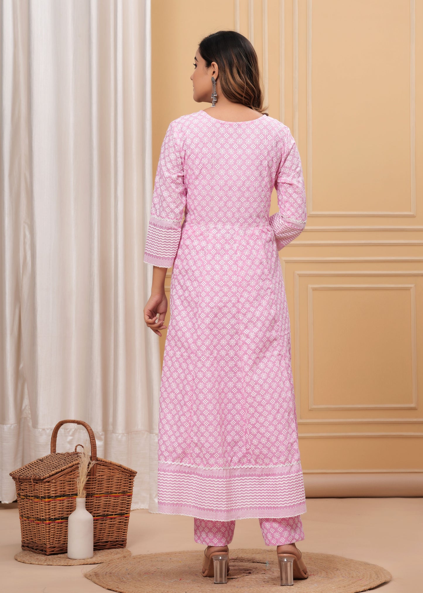 ALIZAA SCHIFFLI EMBROIDERY SUIT SET