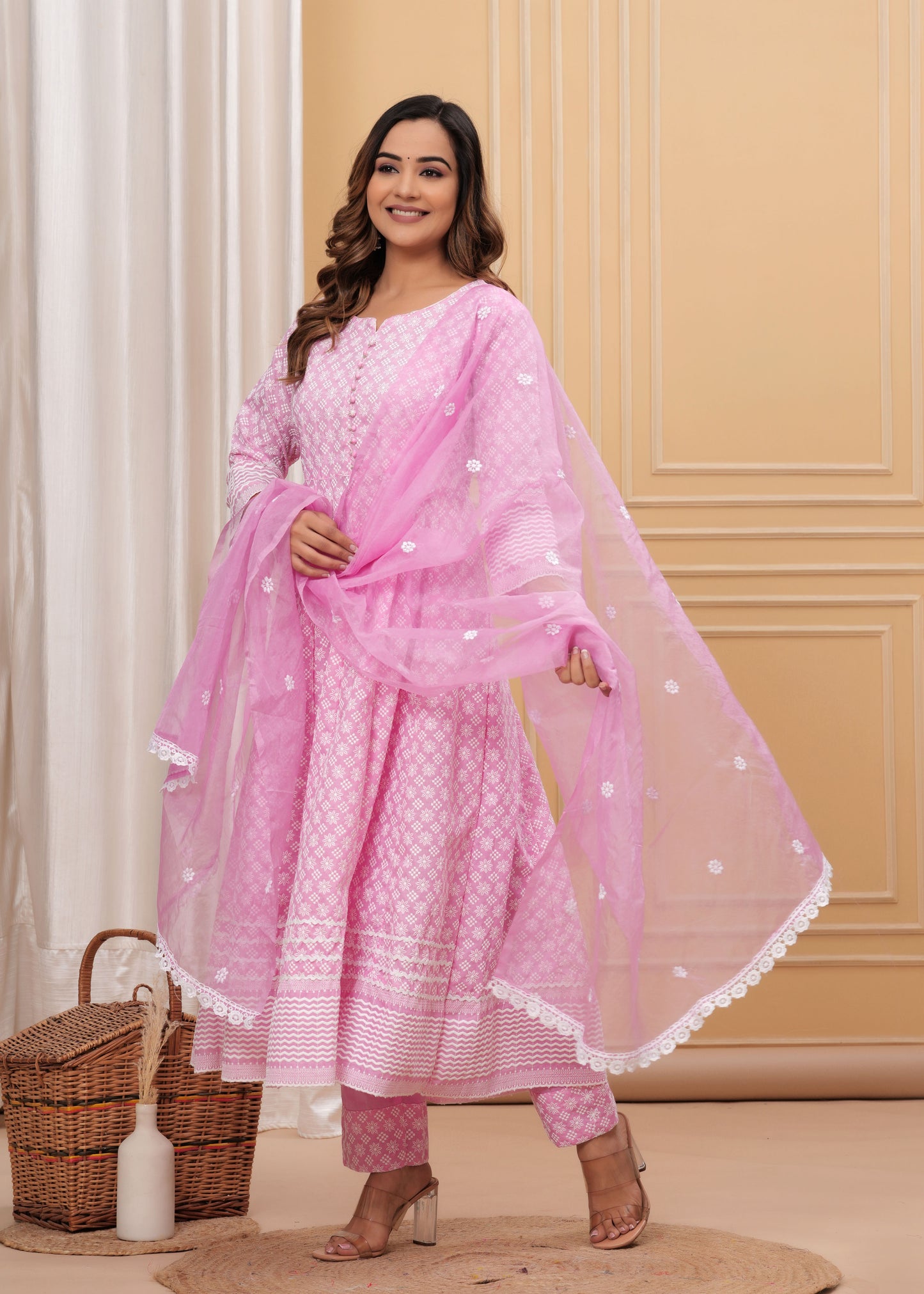 ALIZAA SCHIFFLI EMBROIDERY SUIT SET