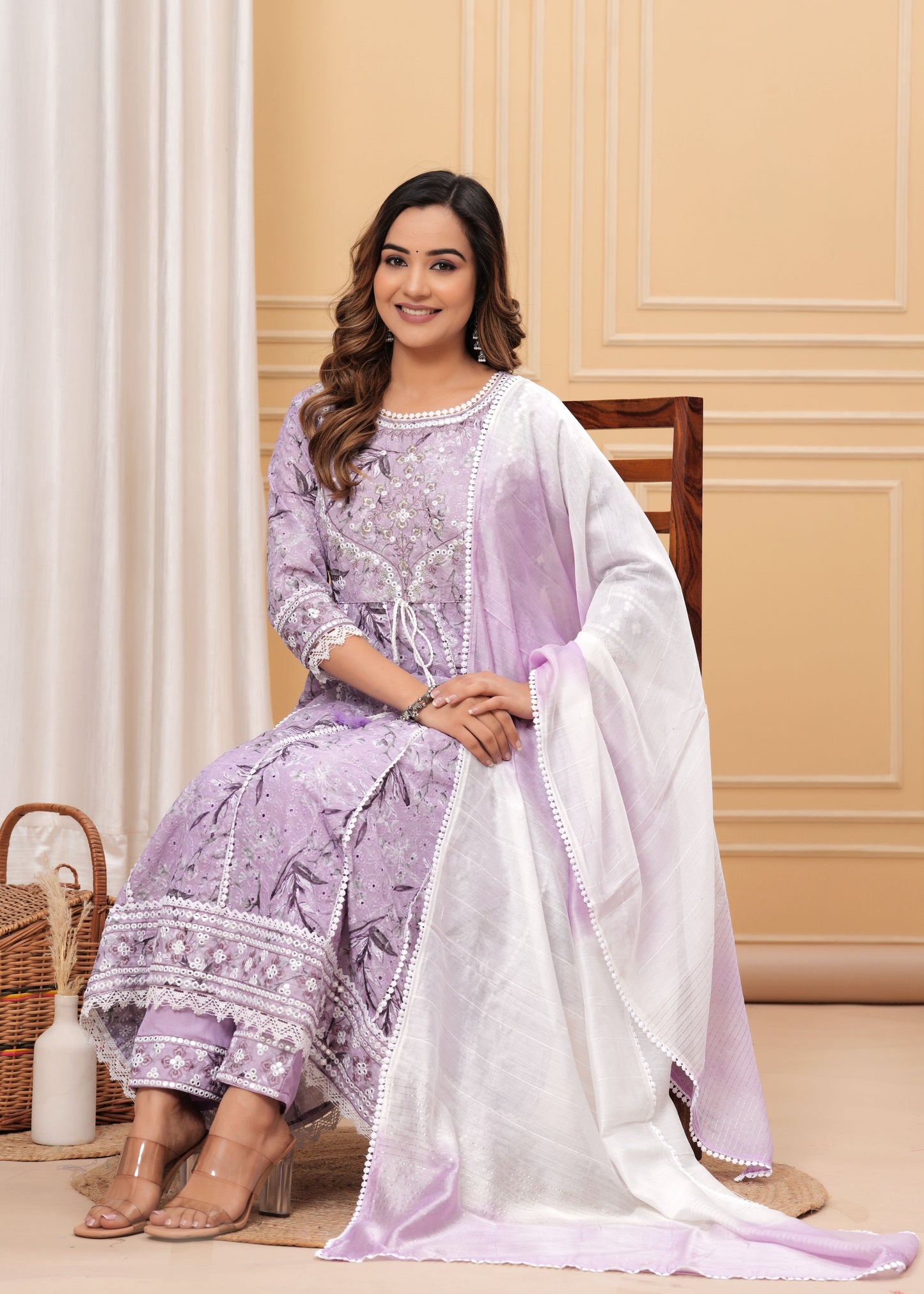 AMIRA FLOREAL ANARKALI KURTA SETS