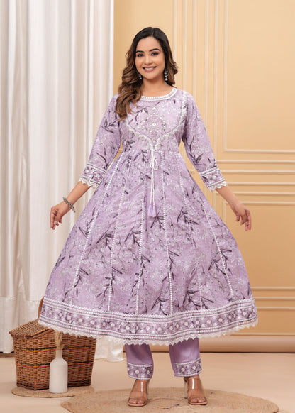 AMIRA FLOREAL ANARKALI KURTA SETS