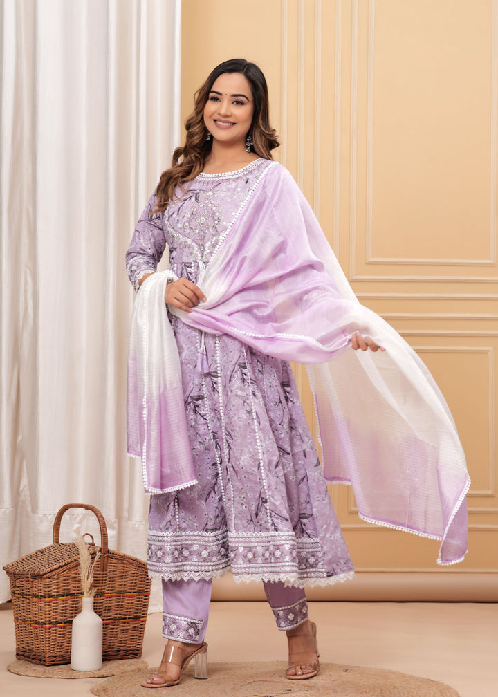 AMIRA FLOREAL ANARKALI KURTA SETS