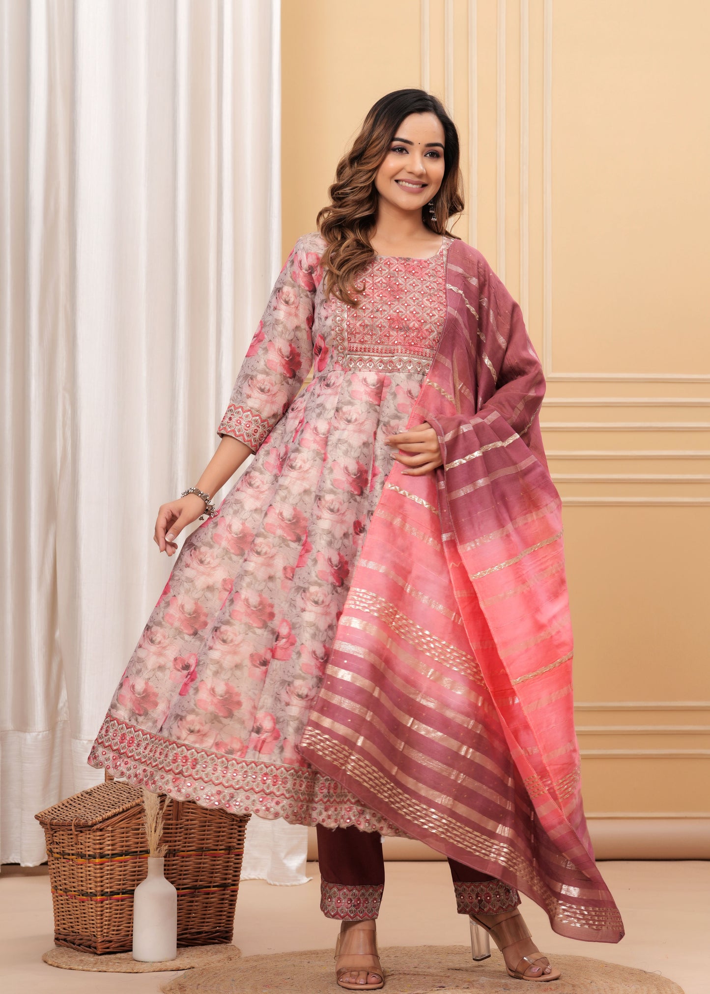 FARISHA FANCY ANARKALI SUIT SET