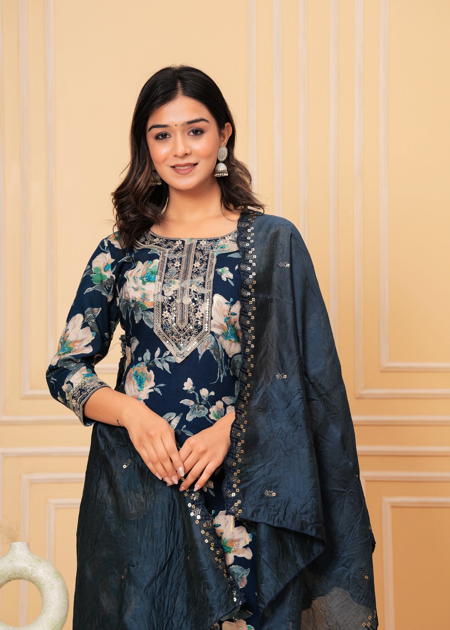 DEEP BLUE SERENITY KURTA SETS