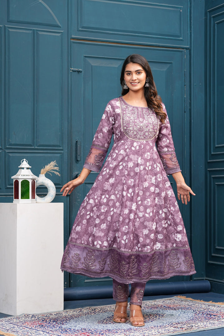 BESHUBA KOTA DORIYA ANARKALI SUIT SET