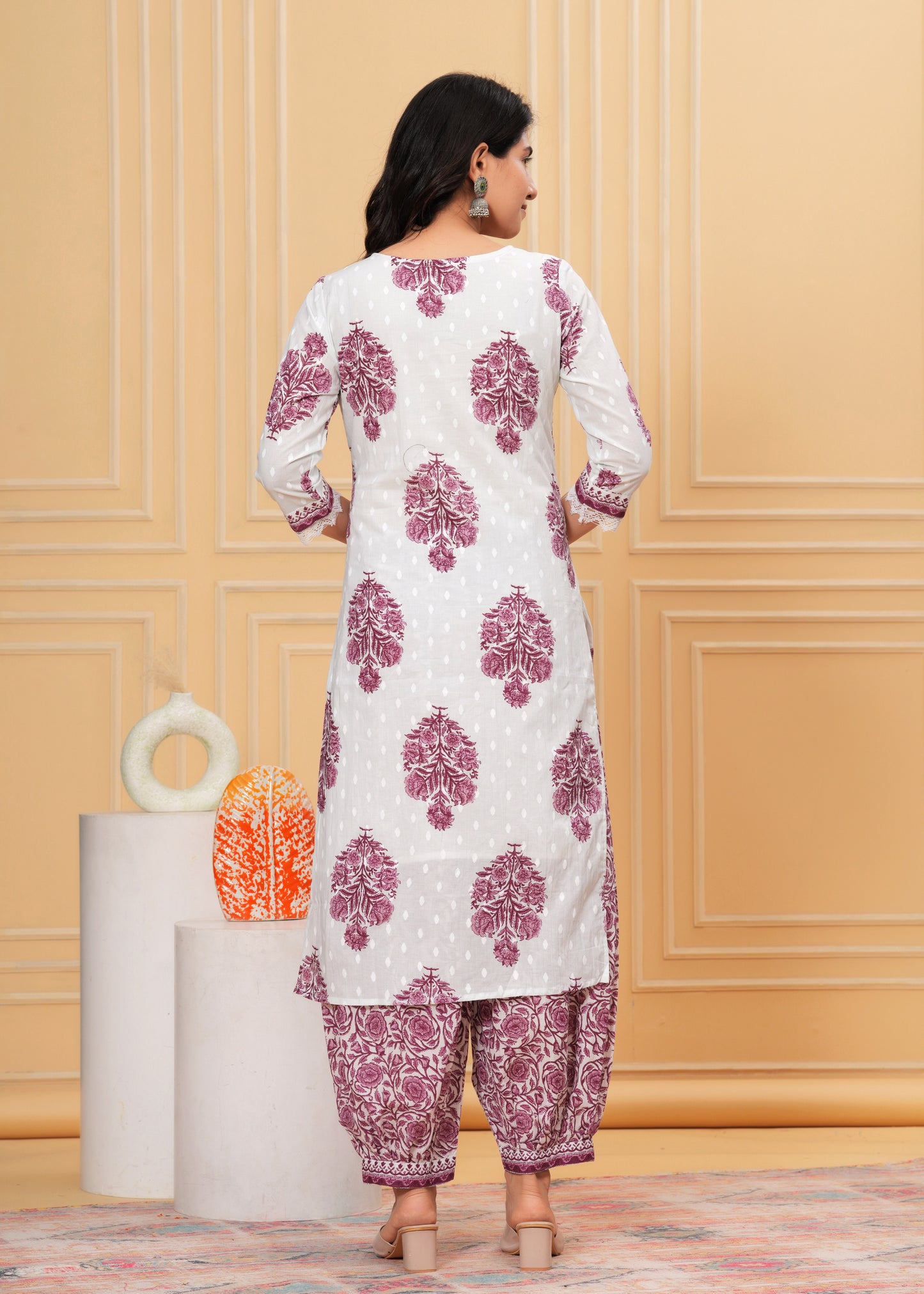 BREEZY PATHANI STYLE KURTA SET