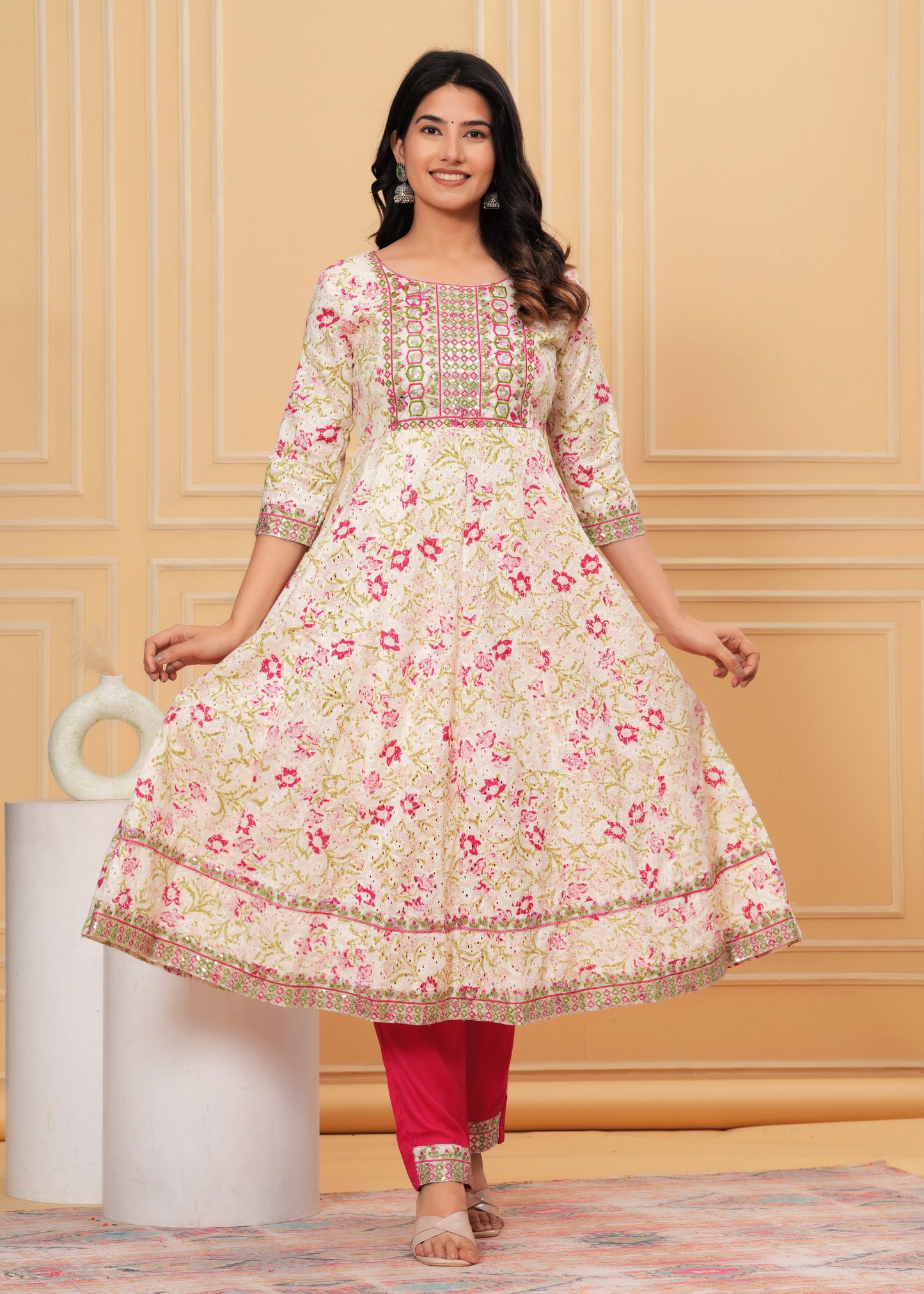 ANUPRIYA DIGITAL PRINT ANARKALI SUIT SET