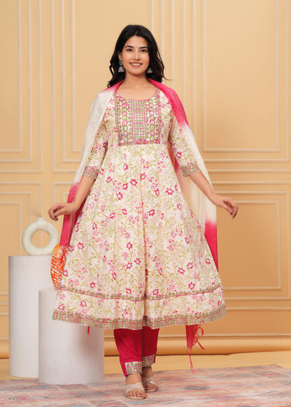 ANUPRIYA DIGITAL PRINT ANARKALI SUIT SET