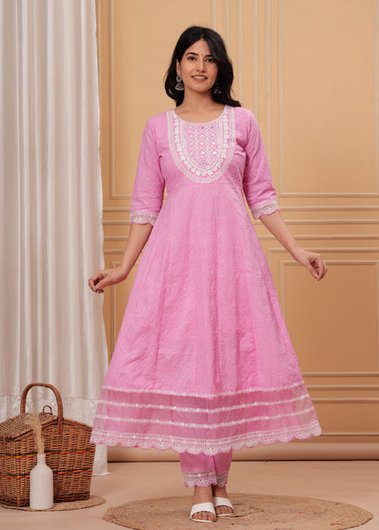 LILAVATI PINK SUIT SET