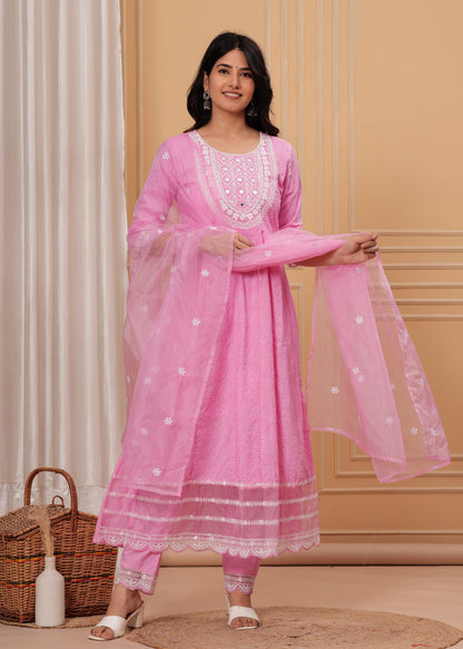 LILAVATI PINK SUIT SET