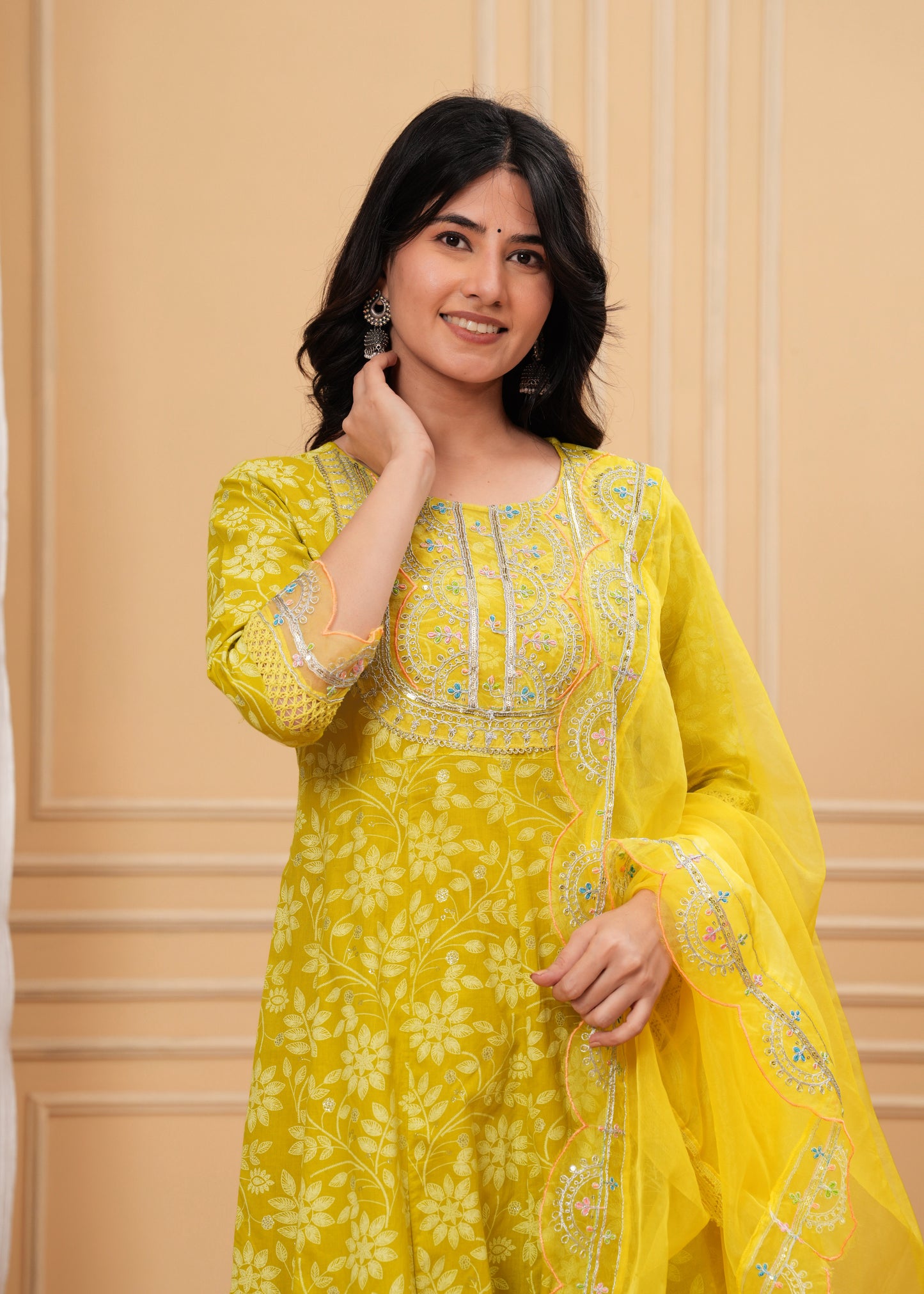 MELLOW YELLOW COTTON KURTA SET