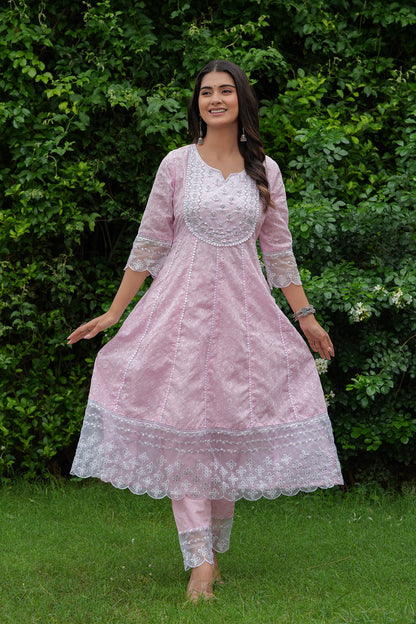 PINKIISH PRANKASHI ANARKALI SUIT SET