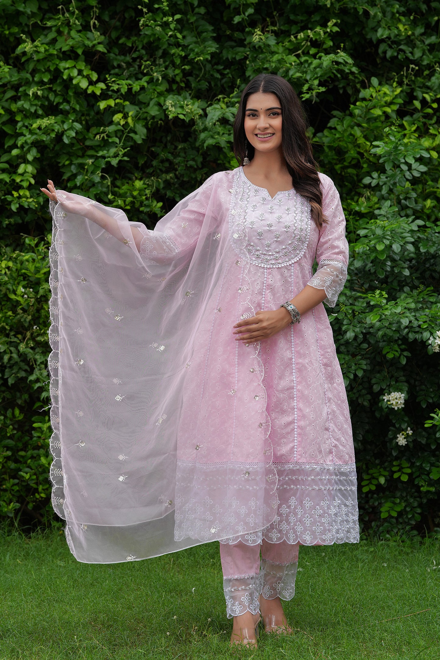 PINKIISH PRANKASHI ANARKALI SUIT SET