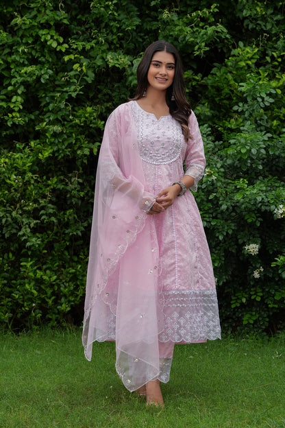 PINKIISH PRANKASHI ANARKALI SUIT SET