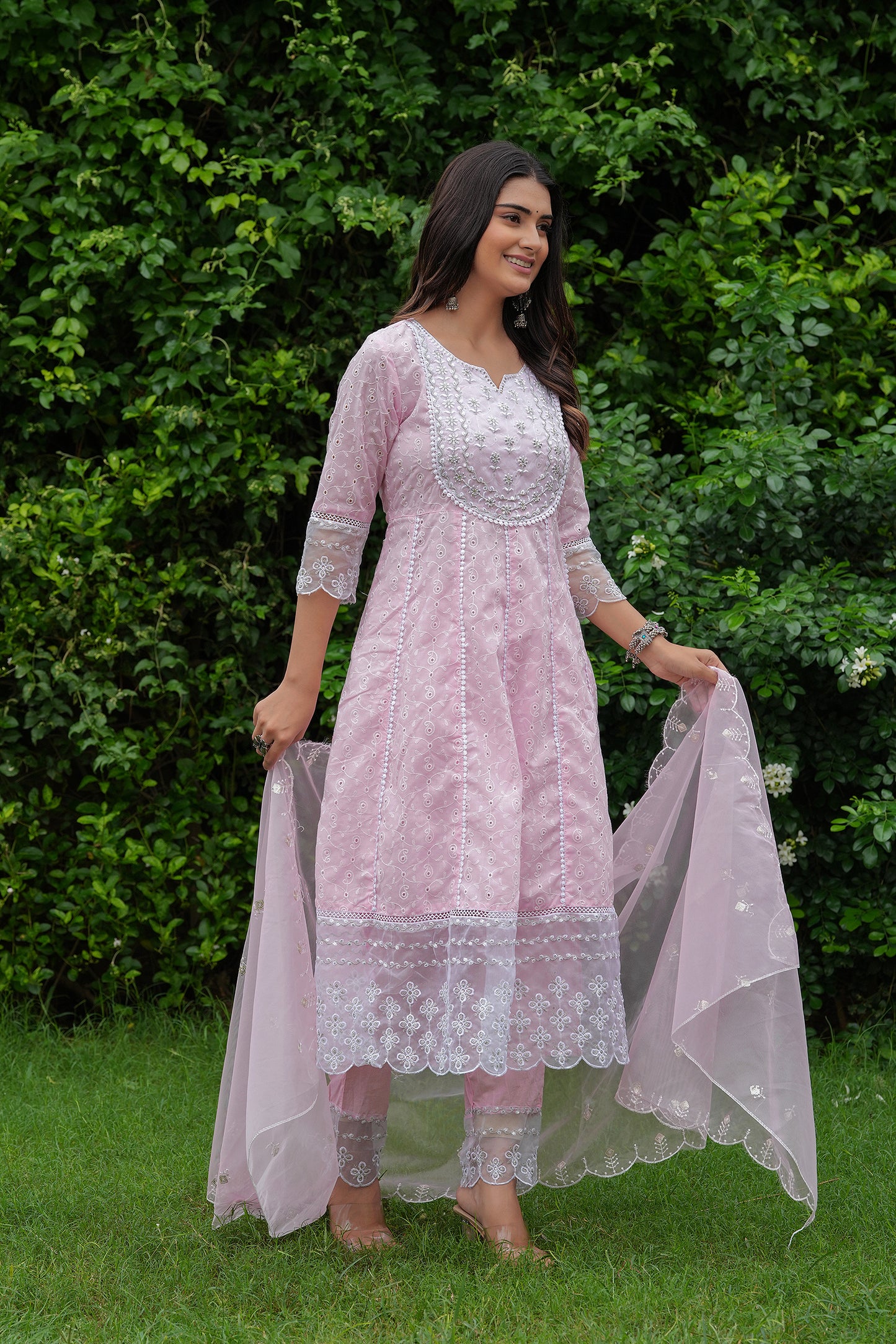 PINKIISH PRANKASHI ANARKALI SUIT SET