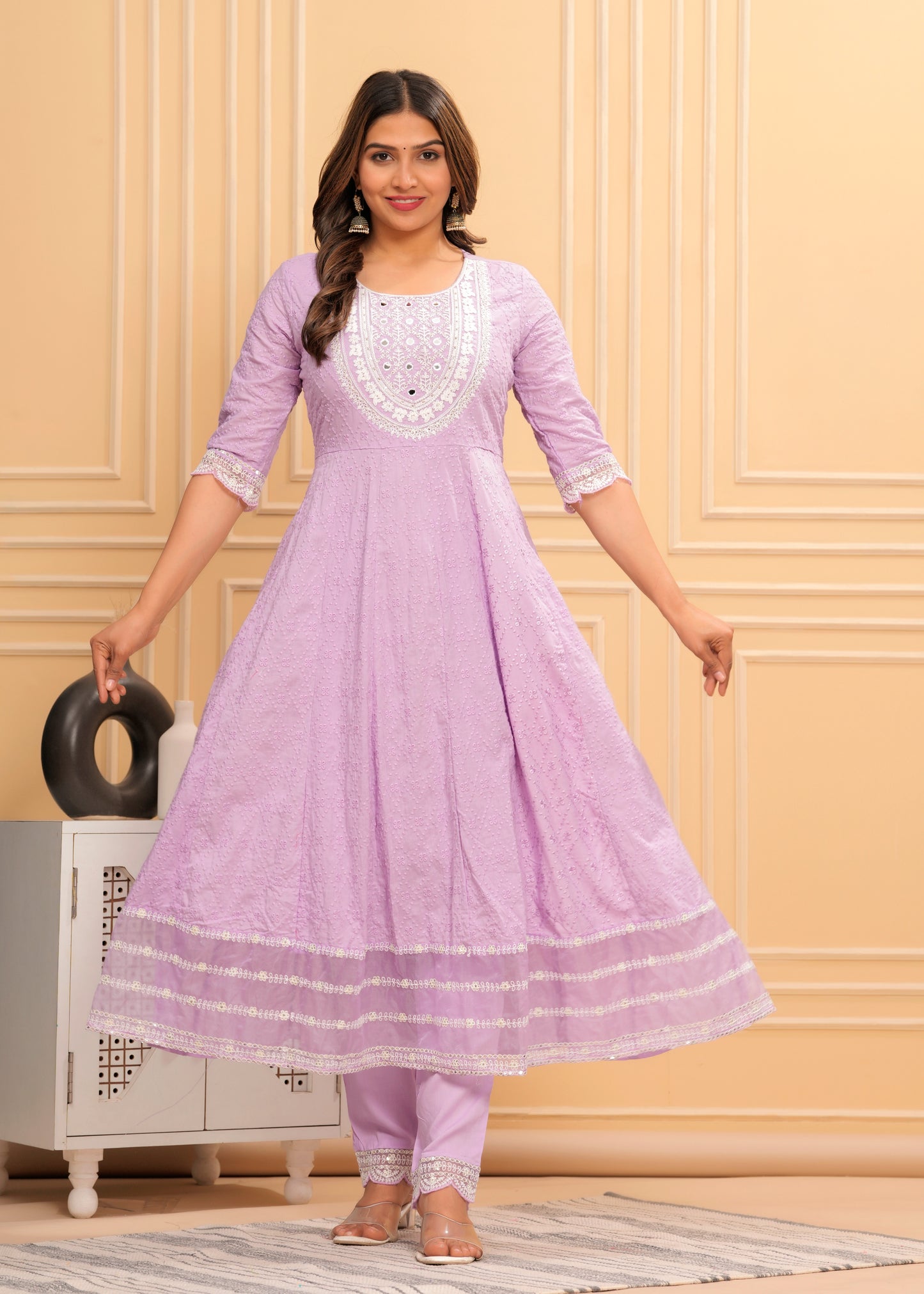 LILAVATI LAVENDER SUIT SET