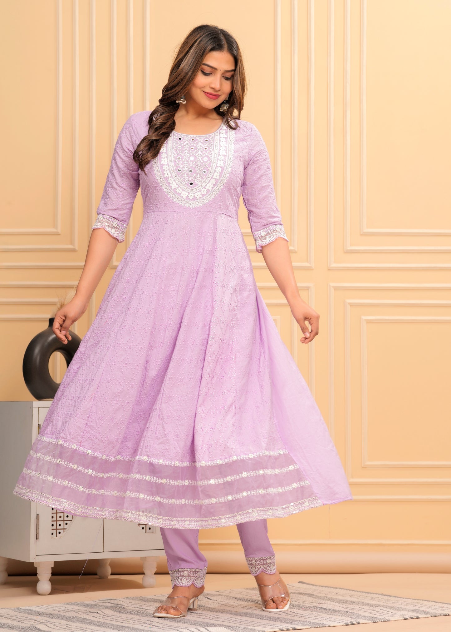 LILAVATI LAVENDER SUIT SET