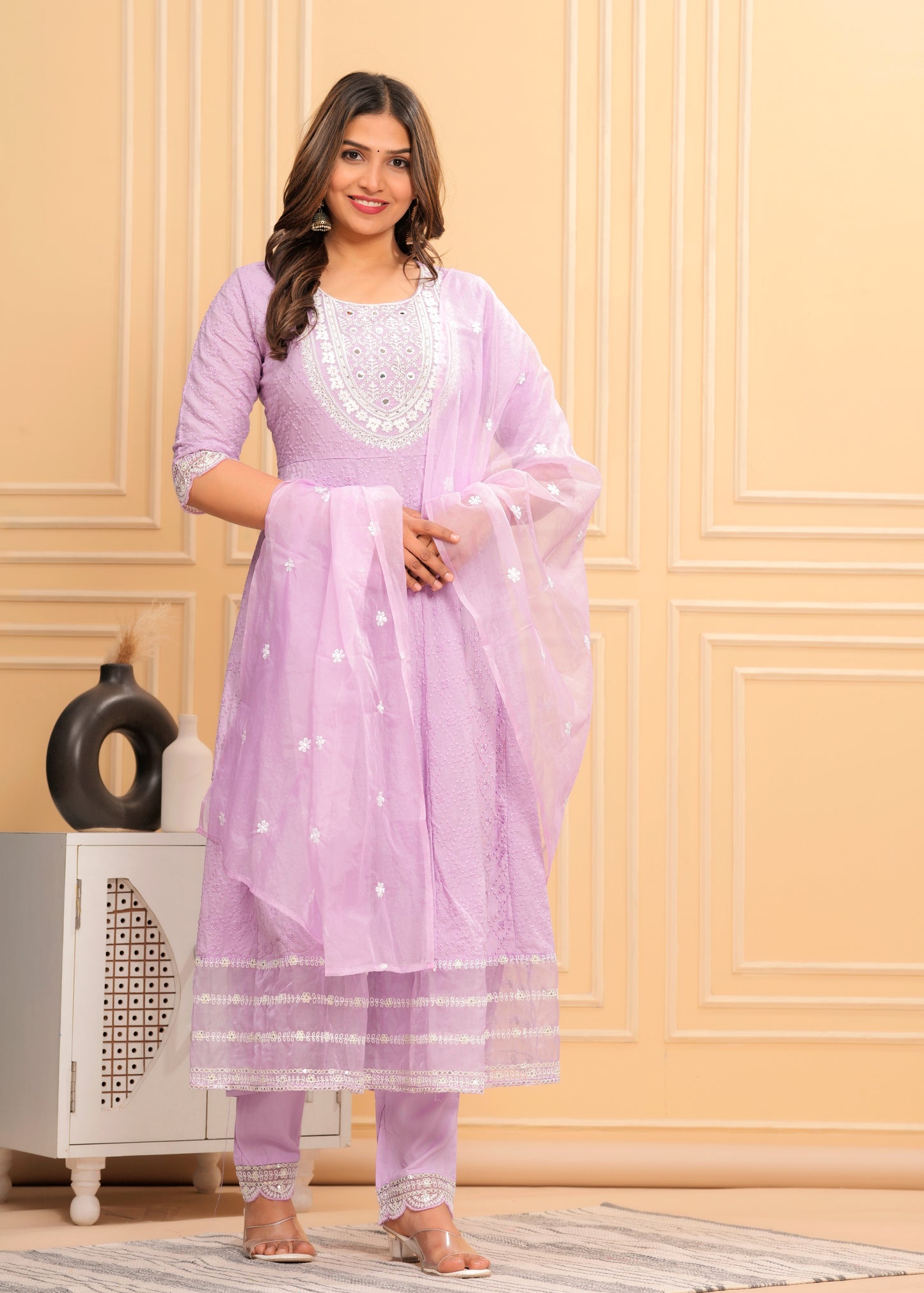 LILAVATI LAVENDER SUIT SET