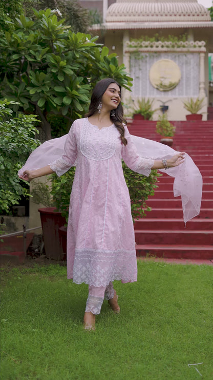 PINKIISH PRANKASHI ANARKALI SUIT SET